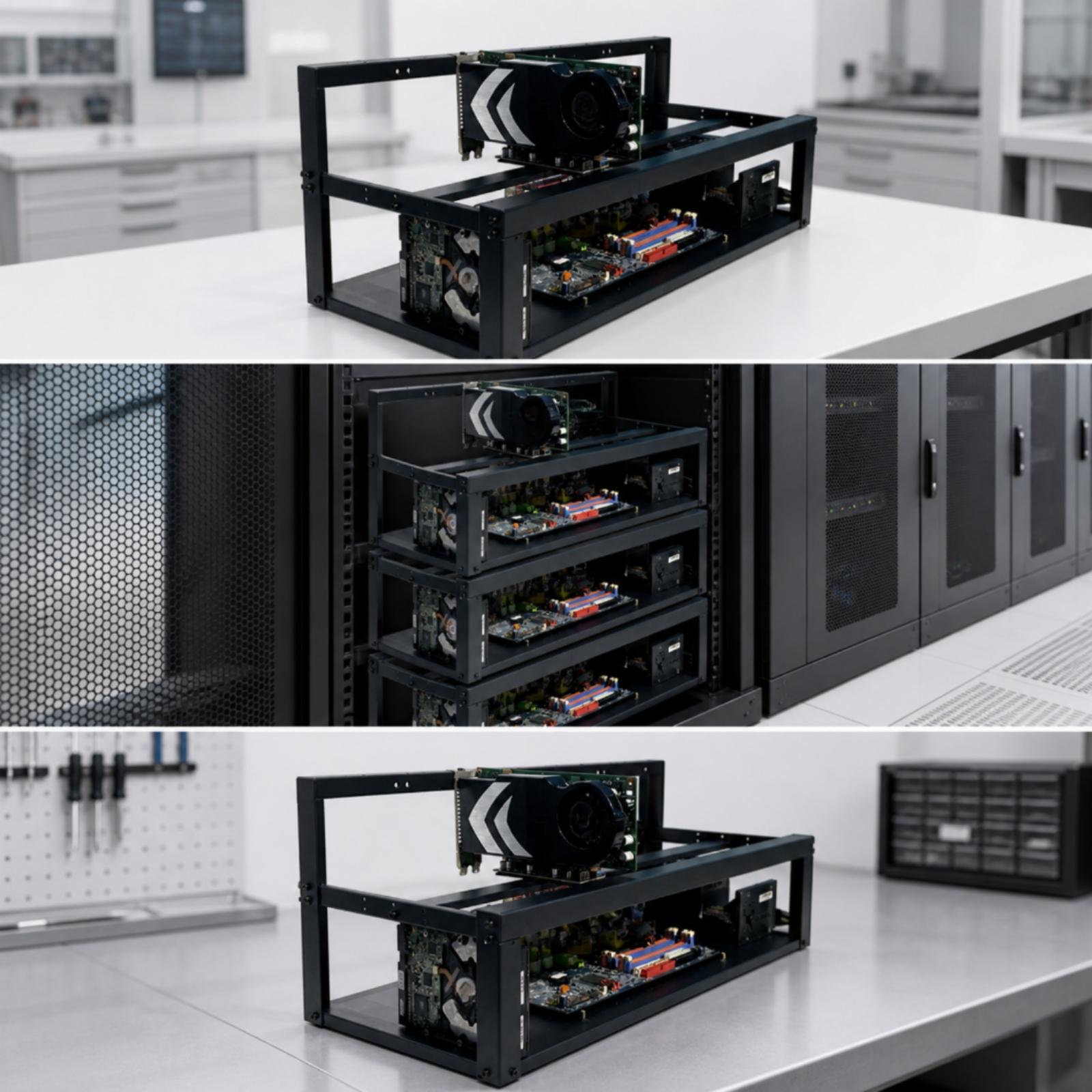 Otwarta konstrukcja stojaka do – Gpu Mining Rig Frame 8 Gpu recenzja i cena